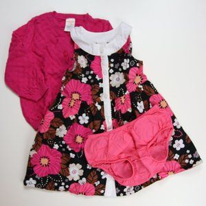 Gymboree Baby Girl Dress 3-Piece Dress Set